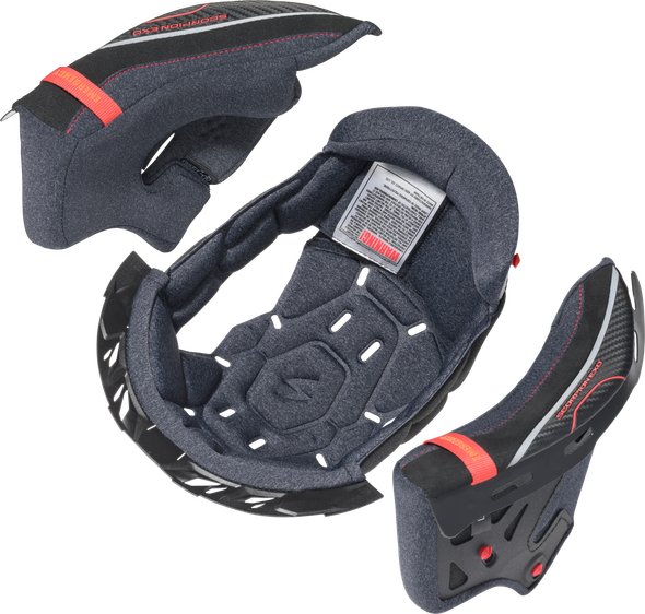 Scorpion - Eclipse Kwikwick C Liner/Cheek Pad Kit - X-Small
