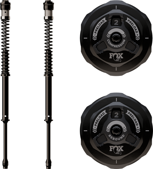 Fox - 890-27-016 - Grip ST Adjustable 49mm Fork Cartridge Kit - Fits 2006-2017 Harley-Davidson Dyna Street Bob, Fat Bob, Low Rider & Super Glide