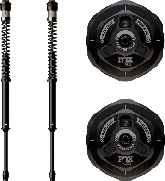 Fox - 890-27-010 - Grip ST Adjustable 49mm Fork Cartridge Kit Standard Height Standard Spring - Fits 2014-2026 Harley-Davidson Touring