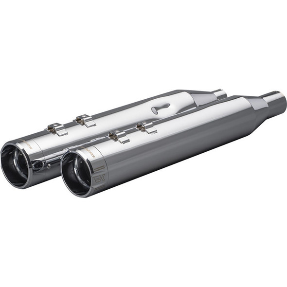  Khrome Werks - 4-1/2" HP-Plus® Slip-On Mufflers W/ Chrome Klassic Tip fits '95-'16 Touring Models 