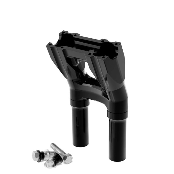 Kraus - UN-ISO-98 - Topless Isolated & Kickback Risers - Fits 2000-2026 Harley-Davidson M8 Softail