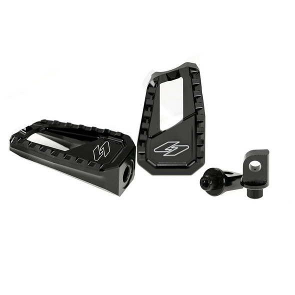Kraus - UN-FC-01 - Apex Edge Foot Pegs - Universal - Fits 1984-2026 Harley-Davidson Road King, Road Glide, Electra Glide