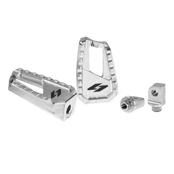 Kraus - UN-FC-01 - Apex Edge Foot Pegs - Universal - Fits 1984-2026 Harley-Davidson Road King, Road Glide, Electra Glide