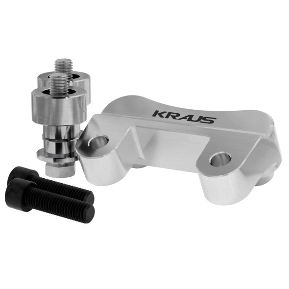 Kraus - SF-PB-02 - Raptor 1-1/2 in. Pull Back Plate - 18 and Up Softail - Fits 2018-2026 Harley-Davidson M8 Softail