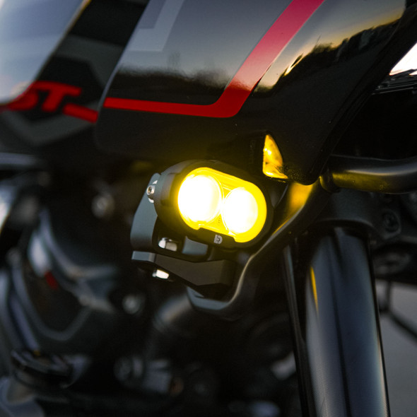 Kraus - PA-LT-20-Y - RECON DL2 Turn Signal/Running Light Kit - Fits 2025-2026 Harley-Davidson Pan America