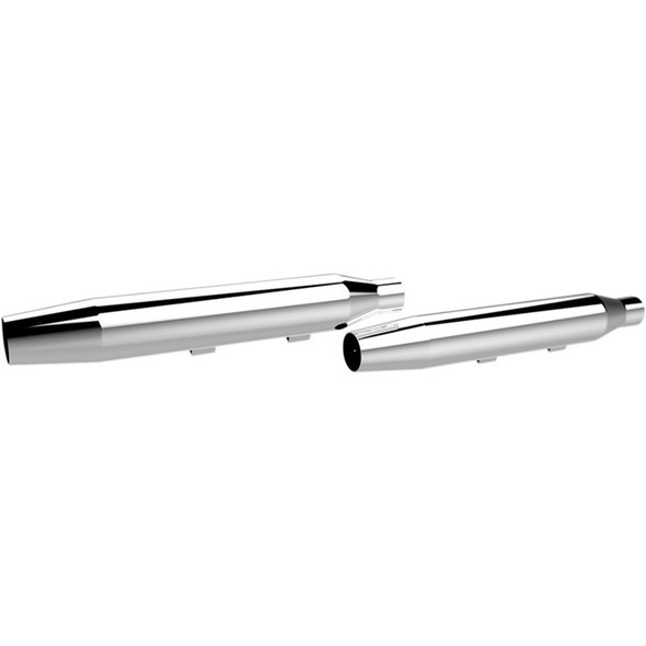 Khrome Werks - HP-Plus 3" Slip-On Mufflers Tapered Style fits '14-'20 Harley Sportster Models - Chrome
