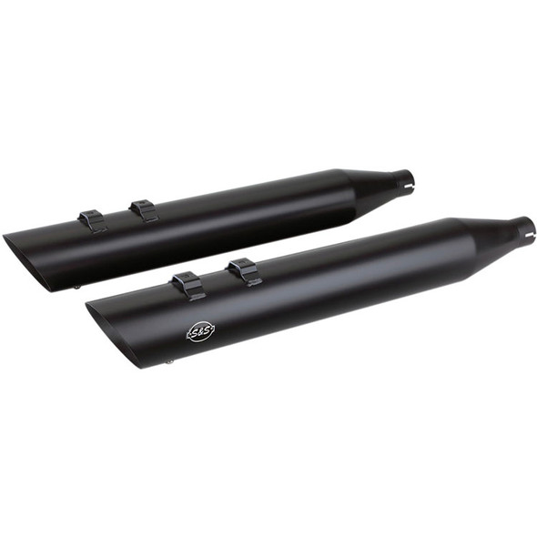 S S Cycle Slash Cut Slip On Mufflers fits 08 17 Harley Dyna Models