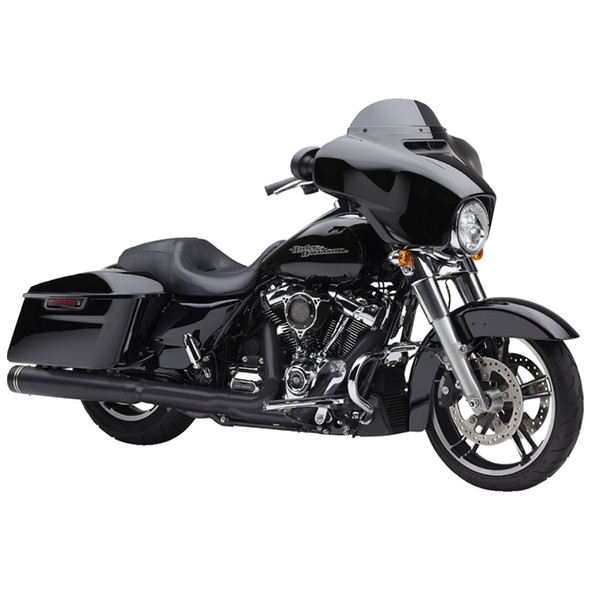 Cobra - 4.5" Gen 2 Neighbor Haters® Series Mufflers fits '17-'23 Harley Touring Models - Black