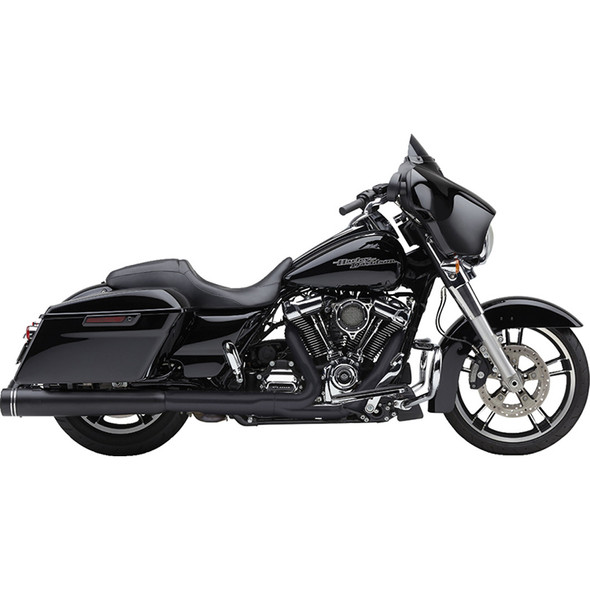 Cobra - 4.5" Gen 2 Neighbor Haters® Series Mufflers fits '17-'23 Harley Touring Models - Black
