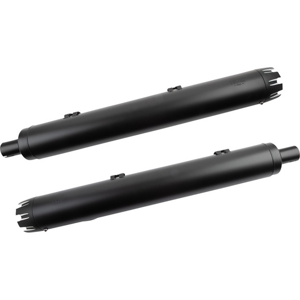 Cobra - Dual Cut Slip-On Mufflers fits '14-'22 Indian Models - Black