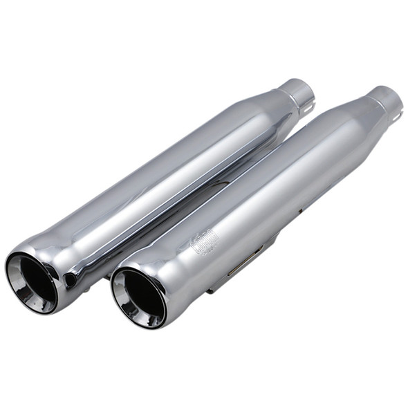 Cobra - NH Series Mufflers fits '91-'17 Dyna Models (Exc. '08-'17 FXDF, '10-'17 FXDWG, '12-'16 FLD & '14-'17 FXDL/FXDLS Models) - Chrome