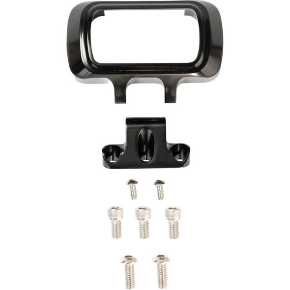 Kodlin - KUS55143 - Digital Gauge Bezel - For Ascent Pro Riser - Gloss Black - HD Softail '18-'24
