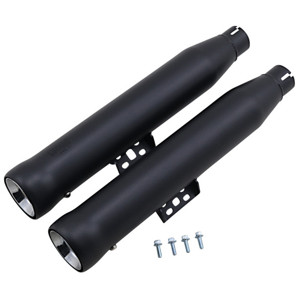 Cobra - NH Series Mufflers fits '18-'22 Harley Softail Heritage Classic Models - Raven Black