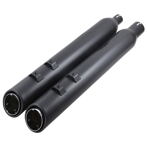 Cobra - 909 Uppercut Mufflers fits '17-'23 Harley Touring Models - Raven Black