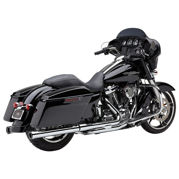 Cobra - 3" Slip-On Mufflers W/ Race-Pro Tips fits '17-'23 Touring Models - Chrome