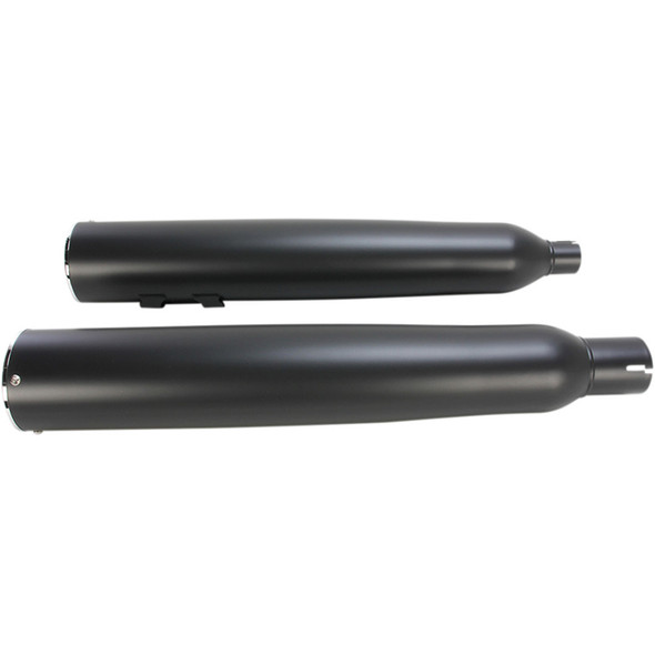 Cobra - Powr-Flo 4½" Slip-On Mufflers fits '17-'23 Touring Models - Black
