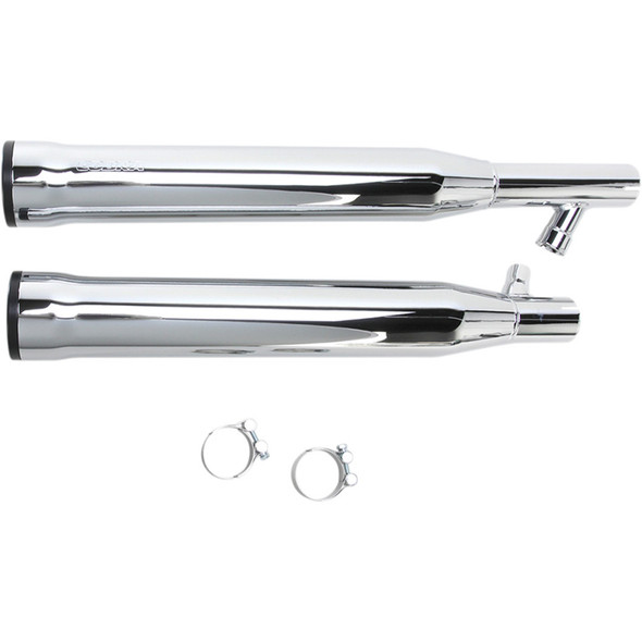 Cobra - 3" Slip-On Mufflers W/ Race-Pro Tips fits '00-'06 Harley Softail Models - Chrome