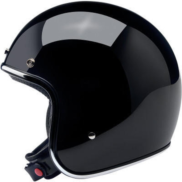  Biltwell - Bonanza Helmet - Gloss Black/ Large (Open Box) 