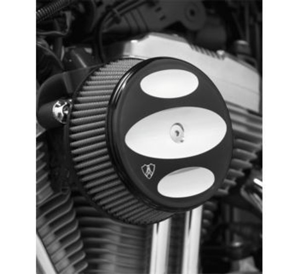 Arlen Ness - Stage 1 Big Sucker Air Filter Billet/ Black Scalloped Cover Only* Fits Harley Models (Open Box)