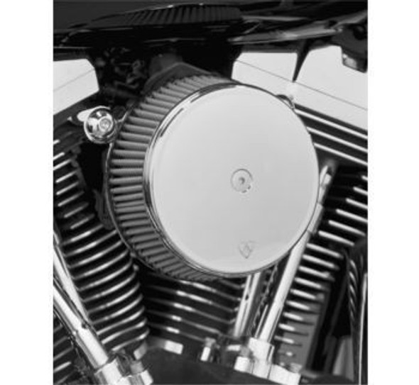 Arlen Ness - Stage 1 Big Sucker Air Filter Cover Fits Harley Models (See Desc.) - Billet/Chrome Smooth (Open Box)