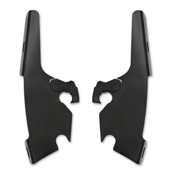 Memphis Shades - Memphis Fats/Slim Trigger-Lock™ Mounting Plates fits '18 & Up HD Softail Slim Models - Black (Open Box)