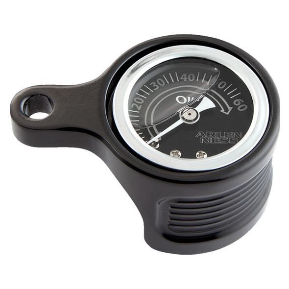 Arlen Ness - Method® Oil Pressure Gauge fits '99-'17 Twin Cam Models - Black