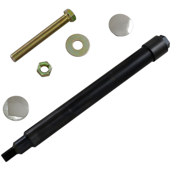 Klock Werks - Flush-Mount Front Axles fits '08-'22 Touring, '08-'17 Dyna & '07-'17 Softail Models (25MM (1") Clamping Area)