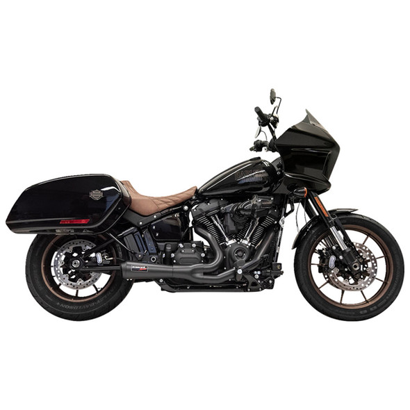 Bassani Exhaust - 2-into-1 Ripper Short Exhaust System fits '18-'23 FXLRST/ FLSB Models - Black