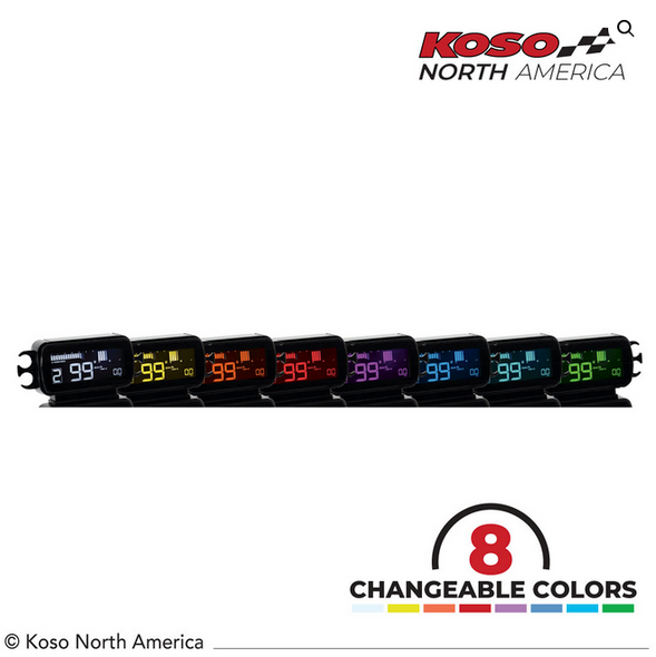 Koso North America - D2 Heads Up Display fits '14-'22 Harley Touring Models