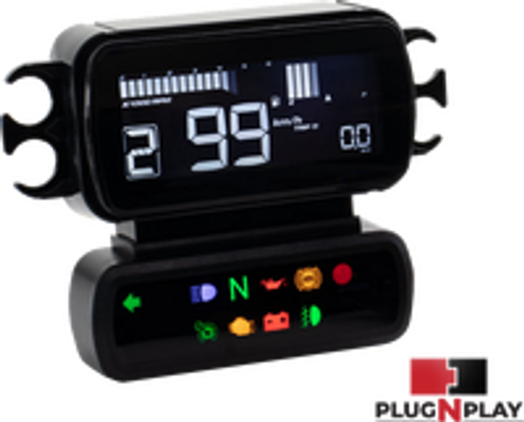 Koso North America - D2 Heads Up Display fits '14-'17 Dyna, Softail & Sportster Model