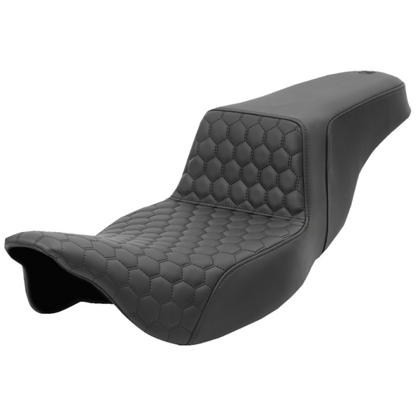 Saddlemen - Honeycomb Step-Up Seat W/ Extended Reach fits '08-'23 Touring Models