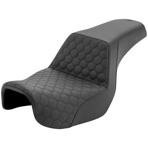 Saddlemen - Honeycomb Step-Up Seat fits '06-'17 Dyna Models