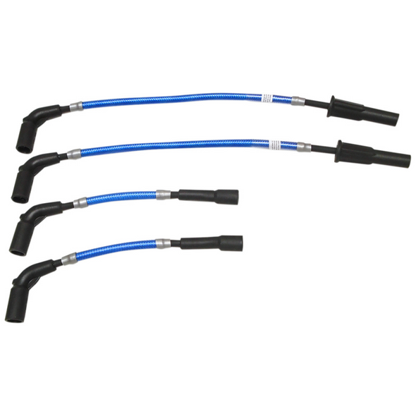 Magnum - Braided Spark Plug Wires fits '18-'23 Softail Models (Blue)