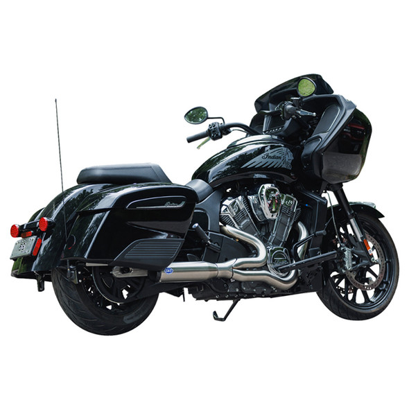 S&S Cycle - 2-into-1 Qualifier Exhaust System - Race Only fits '20-'23 Indian® Challenger® Models