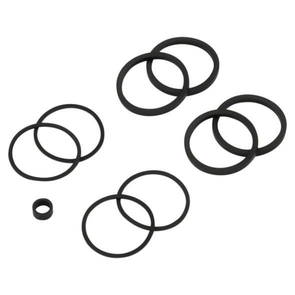 Drag Specialties - Front/Rear Caliper Seal Kit fits '08-'14 Softail & '08-'17 Dyna Models (Repl. OEM #4234408)