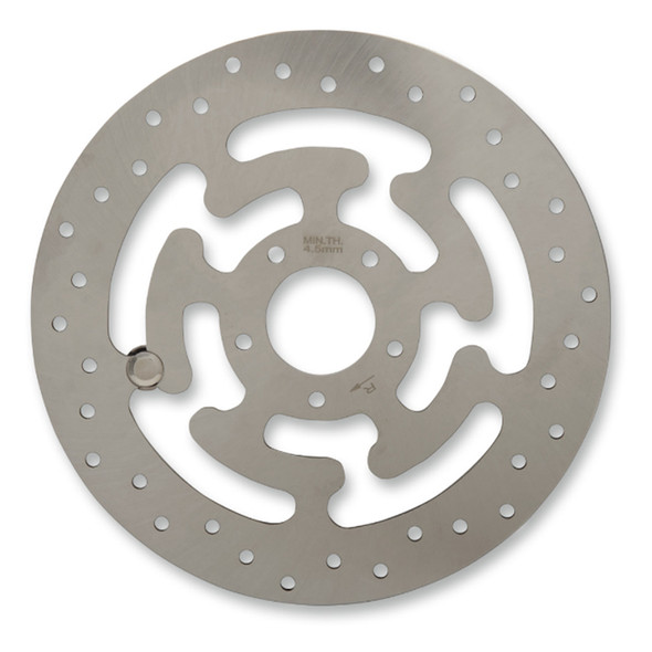 Drag Specialties - 11.8” Front OEM-Style Brake Rotor - Stainless Steel (Repl. OEM #41809-08A/ 41808-08A)