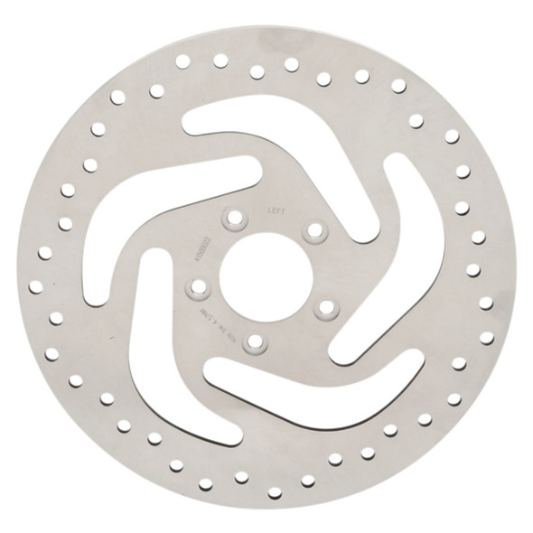 Drag Specialties - 11.8" Front Center Hub Mount Drilled Brake Rotor - Stainless Steel (Repl. OEM #41500022)