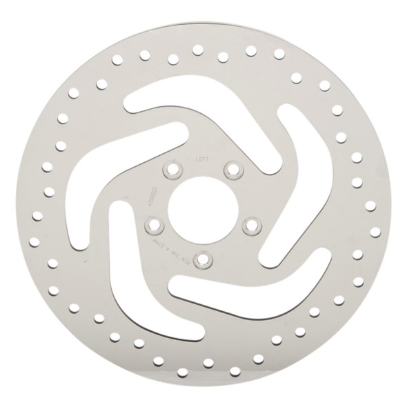 Drag Specialties - 11.8" Front Center Hub Mount Drilled Brake Rotor - Stainless Steel (Repl. OEM #41500022)