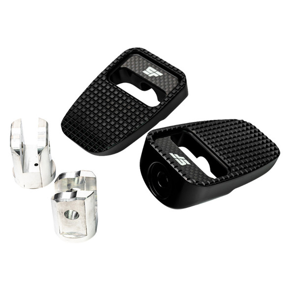 Slyfox - Carbon Fiber/ Aluminum Footpegs fits '18 & Up M8 Softail & Pan America Models 