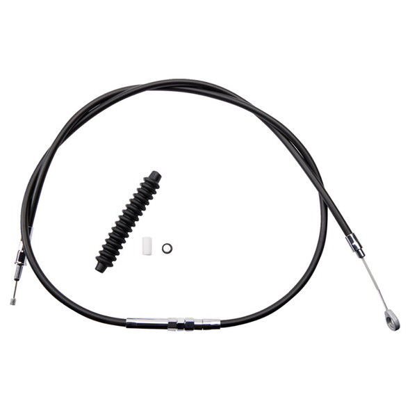 Drag Specialties - 64-11/16" Black Vinyl High-Efficiency Clutch Cable (Repl. OEM #38664-07/ 38666-07)