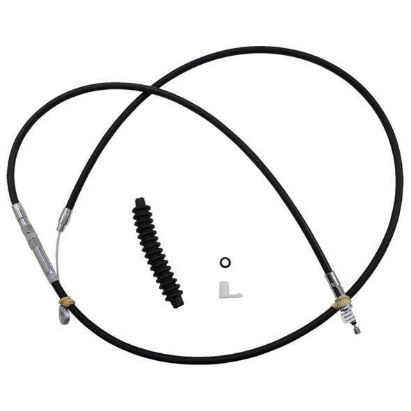 Drag Specialties - 67" Black Vinyl High-Efficiency Clutch Cable fits '11-'17 XL 1200CP/​1200CB, '13-'17 XL 1200V Models - Alternative Length