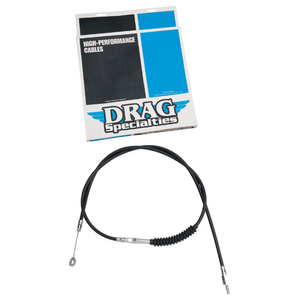 Drag Specialties - 57-1/4" Black Vinyl High-Efficiency Clutch Cable fits '11-'17 XL 1200CP/​1200CB, '13-'17 XL 1200V Models - Alternative Length