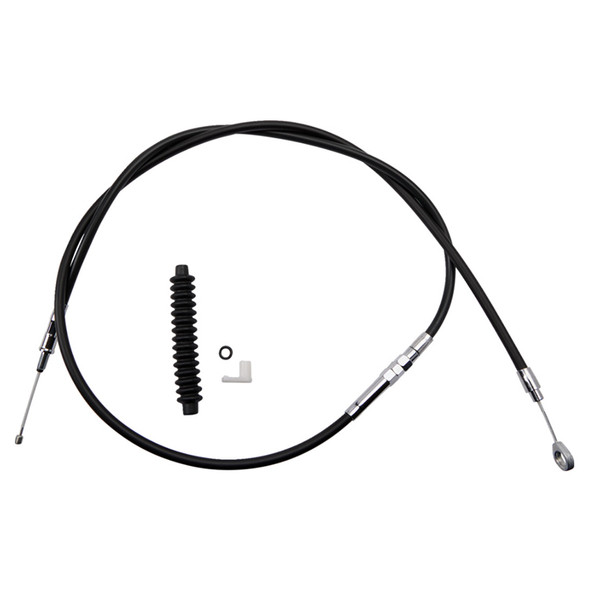 Drag Specialties - 70-11/16" Black Vinyl High-Efficiency Clutch Cable fits '08-'16 Touring Models - Alternative Length