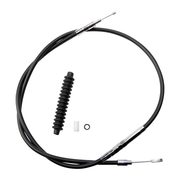 Drag Specialties - 57-1/4" Black Vinyl High-Efficiency Clutch Cable (Repl. OEM #38620-96/ 38662-00)