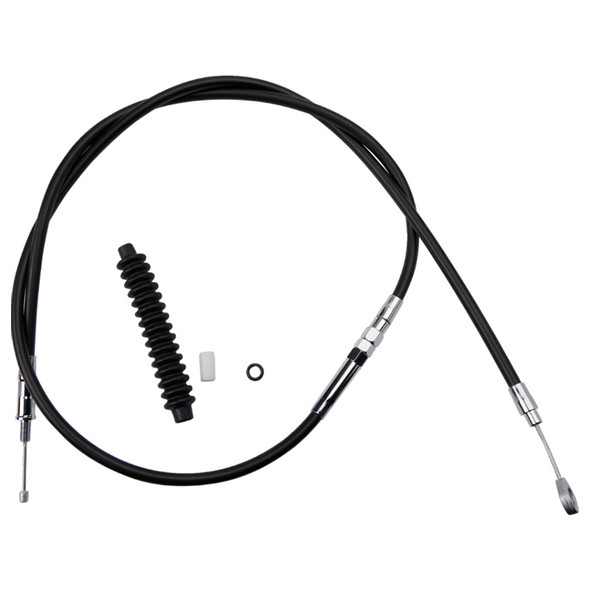 Drag Specialties - 61-1/4" Black Vinyl High-Efficiency Clutch Cable (Repl. OEM #38621-86A)