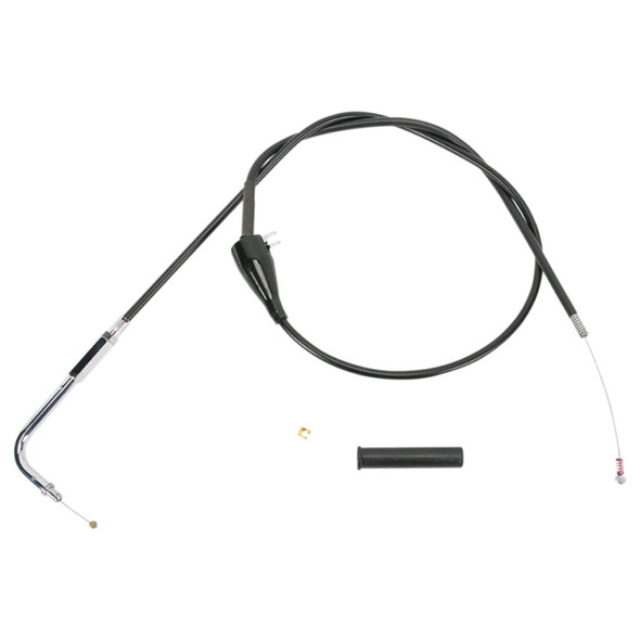 Drag Specialties - 38-3/8" Black Vinyl Cruise Control Idle Cable (Repl. OEM #56358-02)