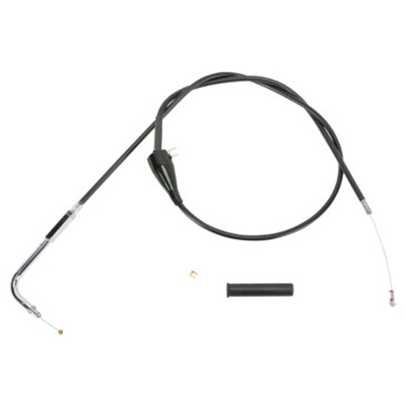 Drag Specialties - 26-1/2" Black Vinyl Idle Cable (Repl. OEM #56433-98)