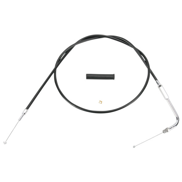 Drag Specialties - 38" Black Vinyl Throttle Cable (Repl. OEM #56327-96)