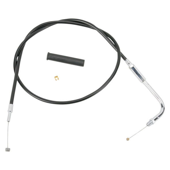 Drag Specialties - 32-1/2" Black Vinyl Throttle Cable fits '88-'95 XL Sportster & '90-'95 Big Twin Models - Alternative Length