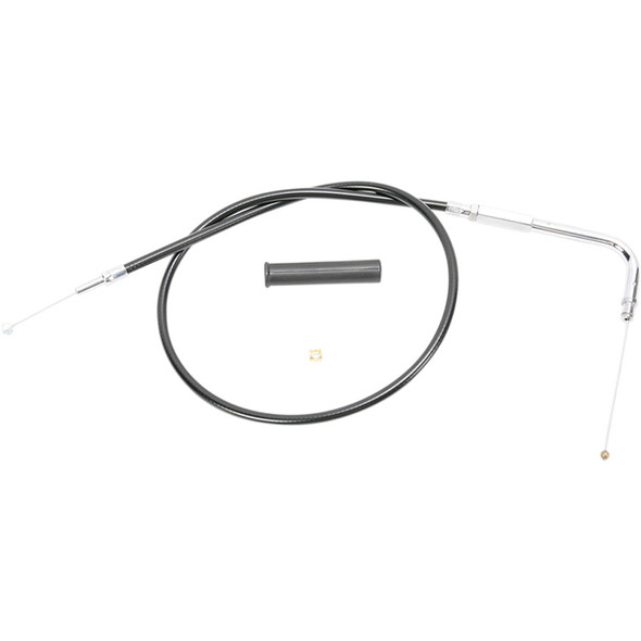 Drag Specialties - 42-1/2" Black Vinyl Throttle Cable (Repl. OEM #56327-81/ 56327-81A/ 56327-81B)